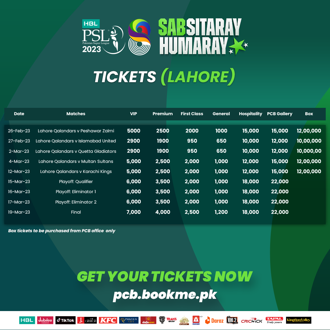PCB introduces season passes for weekday PSL 8 matches