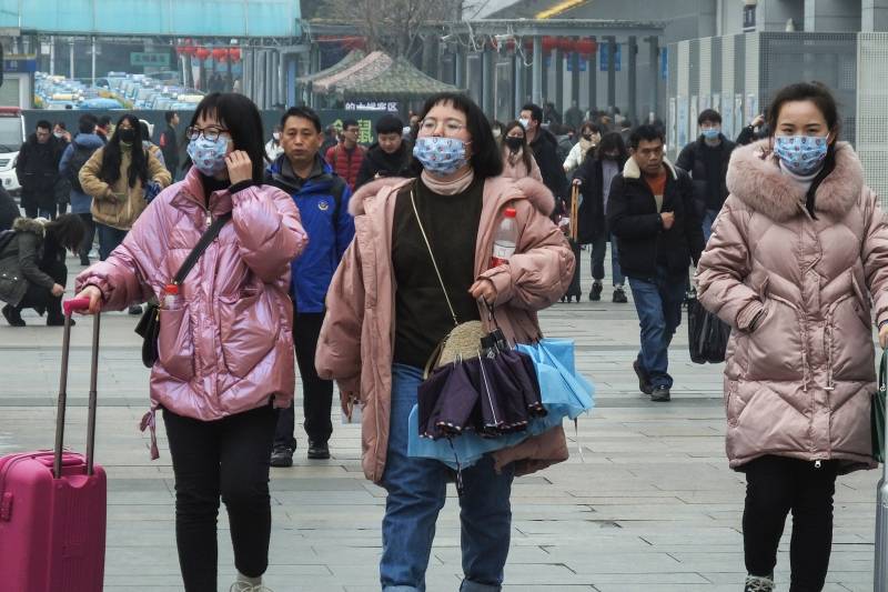 Women taking precautions 