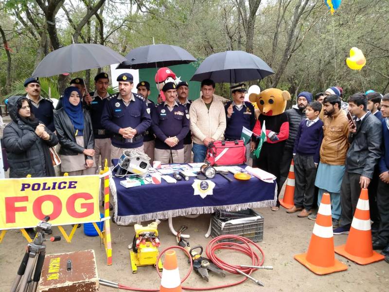 Differently abled children spreading road safety awareness