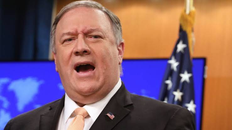 Mike Pompeo lambasting at the Journalist