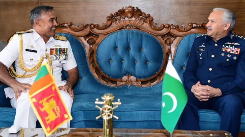 PAF chief holds talks with Lankan officials
