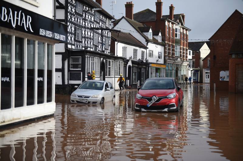 Storm Dennis wreaks havoc across UK, parts of France