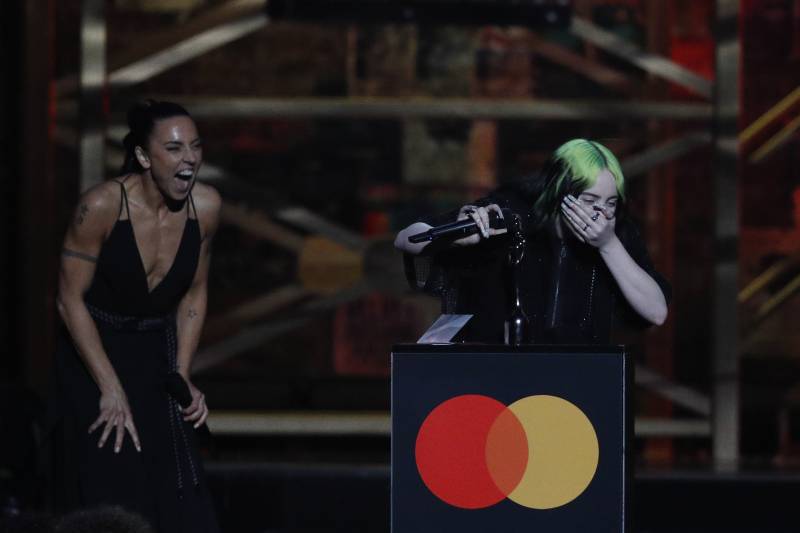 London rapper Dave wins big at male-dominated Brit Awards