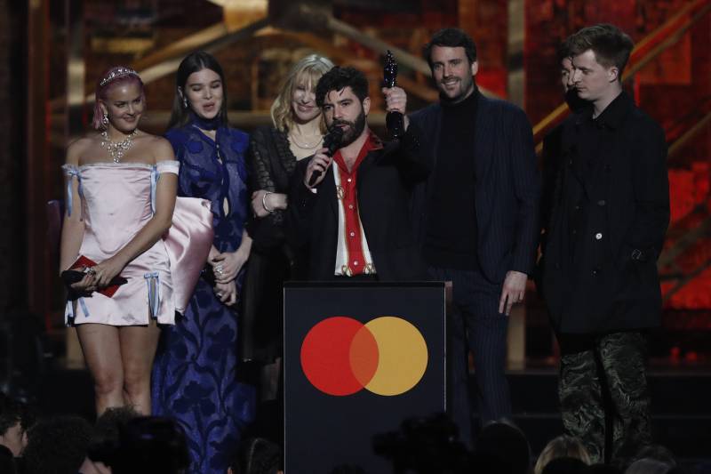 London rapper Dave wins big at male-dominated Brit Awards