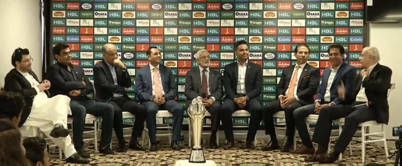 Mani hopes to hold PSL in Peshawar next year as trophy unveiled