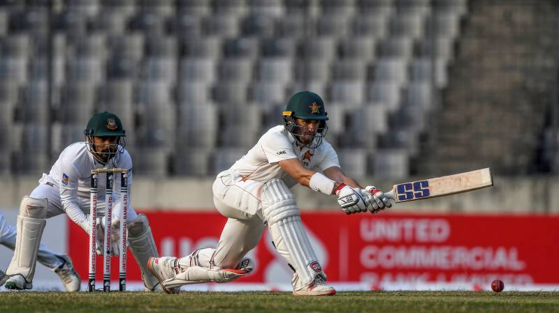 Ervine ton keeps Zimbabwe on par with Bangladesh