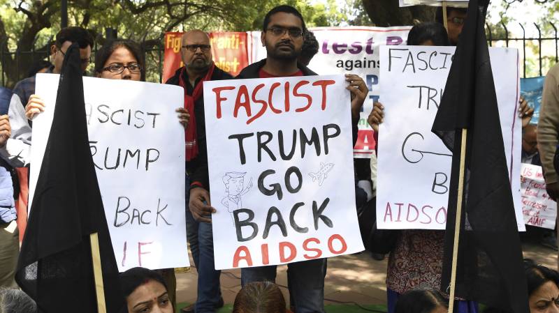 Fresh citizenship law clashes in Delhi ahead of Trump visit