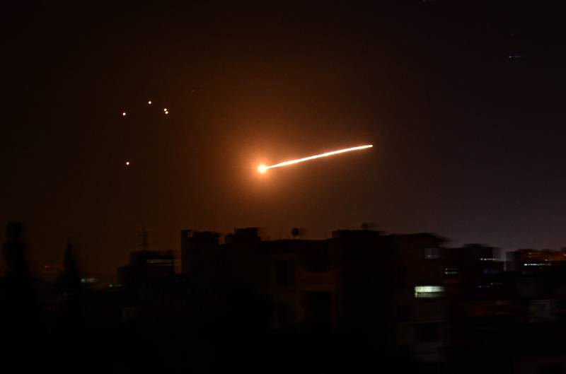 Israeli strikes martyr six in Syria after Palestinian rocket barrage