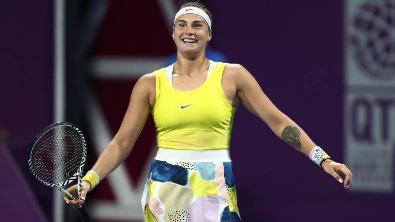 Sabalenka overpowers Kvitova to win Qatar Open 