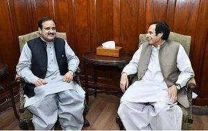 Parvez, Buzdar discuss situation arising out of coronavirus outbreak in Punjab