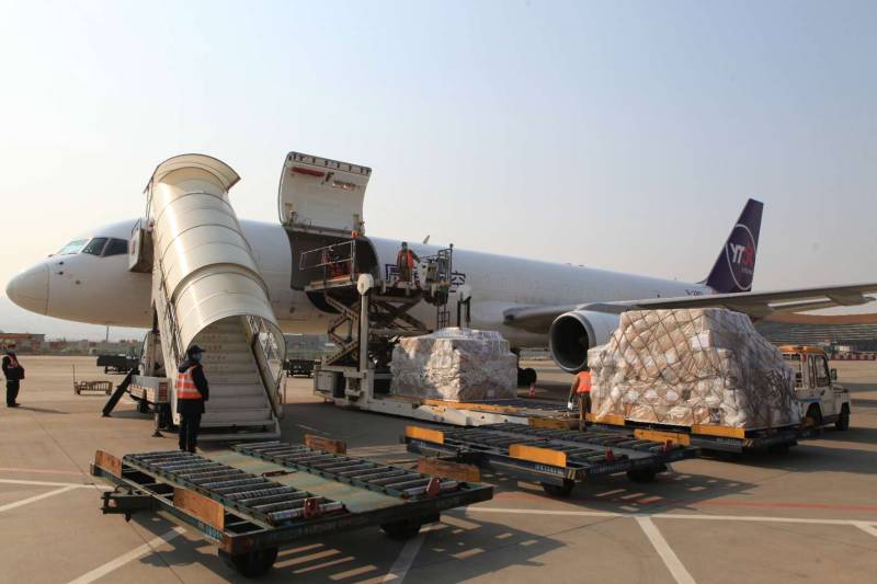 China’s help for Pakistan lands at Karachi airport