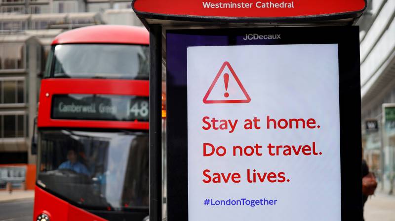 London buses step up virus measures after 20 drivers die