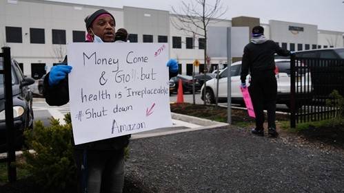 Amazon workers group calls for strike over virus and environmental concerns