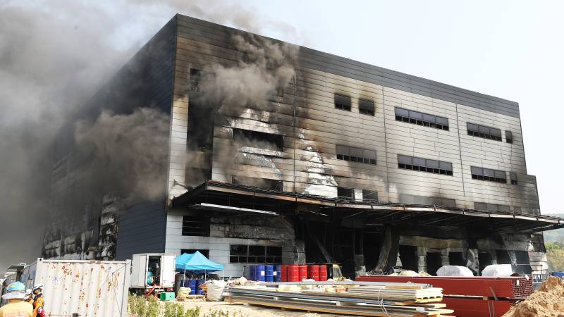 Fire at South Korea warehouse kills 38