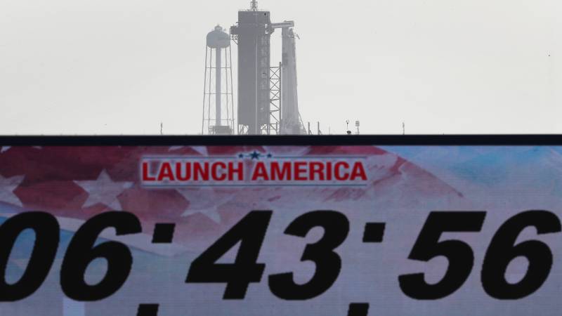 SpaceX launch to ISS on schedule though weather uncertain
