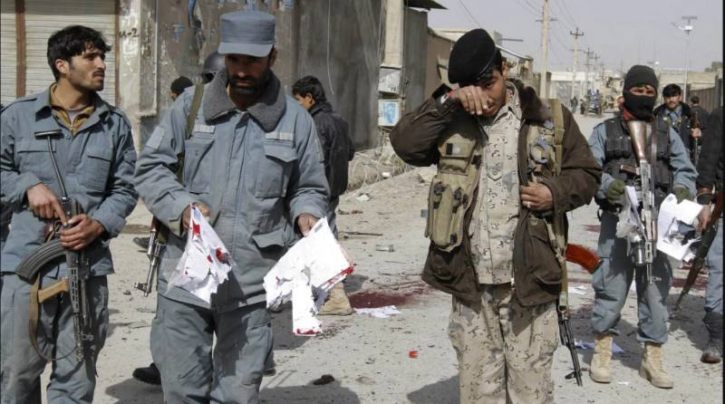 Attack blamed on Taliban kills seven Afghan police