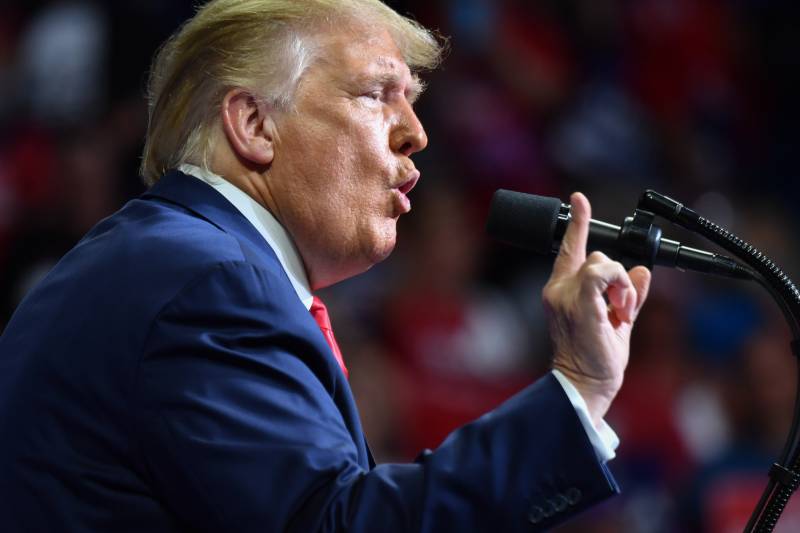 Trump says he urged team to slow Covid-19 testing