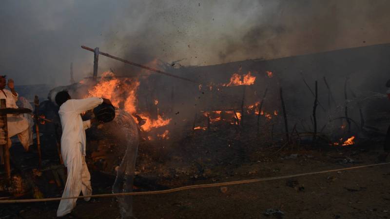 Two boys burnt alive in Sharaqpur Sharif