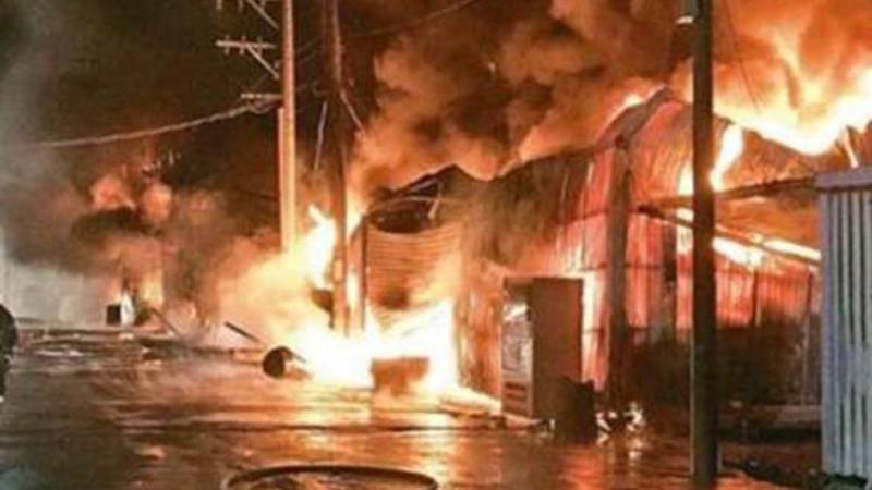 Iran factory blast kills two
