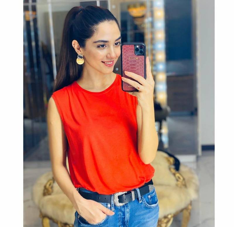 Maya Ali rocks Red colour like a diva