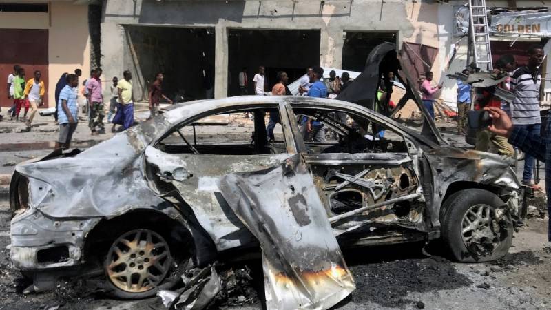 At least seven dead in car bombing near Somalia stadium