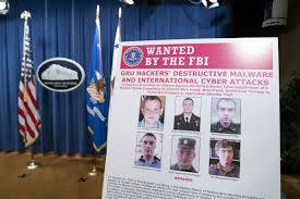 US charges Russians with cyberattacks on Ukraine, French elections, Olympics