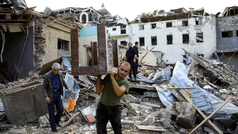 Azerbaijan says 21 dead in Armenia missile attack