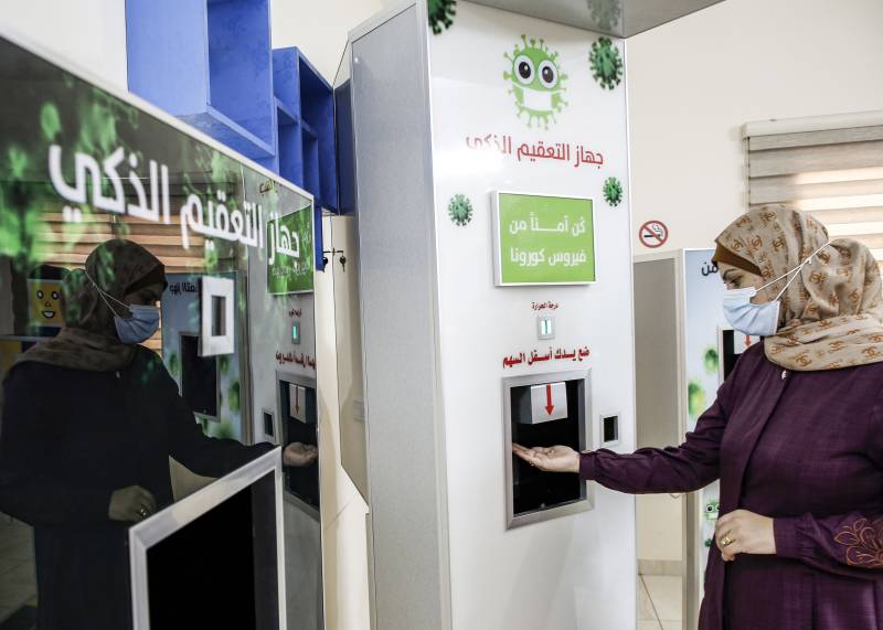 'Made-in-Gaza' device fights coronavirus spread