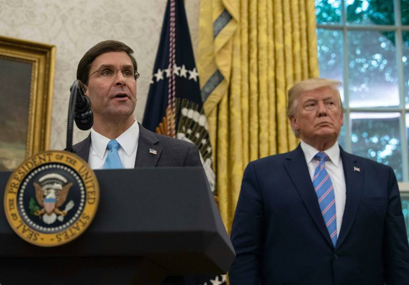 Trump fires defence chief Mark Esper