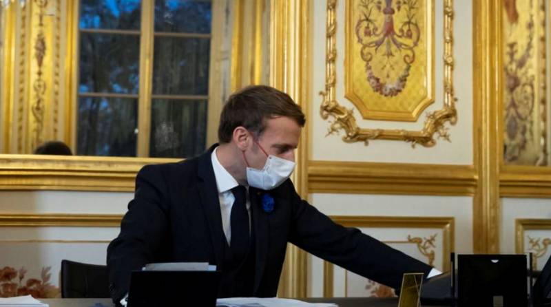 Macron holds first talks with Biden