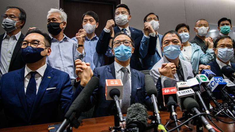 All Hong Kong pro-democracy lawmakers to resign as China crushes opposition
