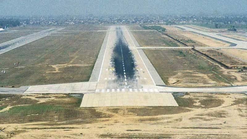 Lahore airport runway closed for one year