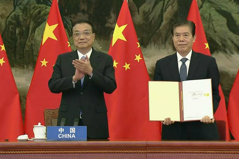 World's largest free trade agreement backed by China signed