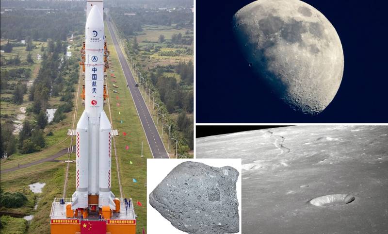 China prepares moon probe to bring back lunar rocks