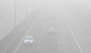 Dense fog engulfs Kala Shah Kaku Interchange 
