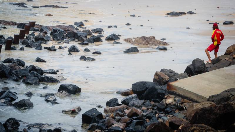 Australia's Byron Bay beach shrinks as sand disappears