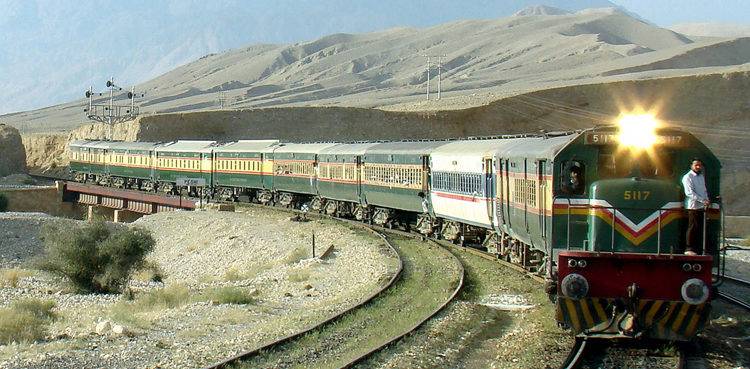 Train crushes two men to death near Lahore