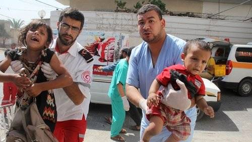 Hamas says 'barbaric' Israeli strike damaged children's hospital