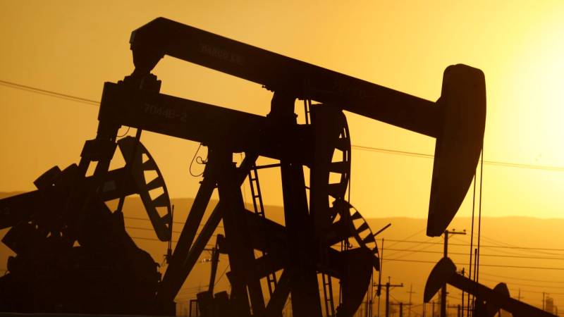 Oil hits one-year peak on US storm
