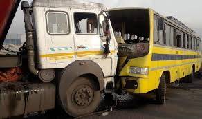 Four die in Muzaffargarh coach-truck collision