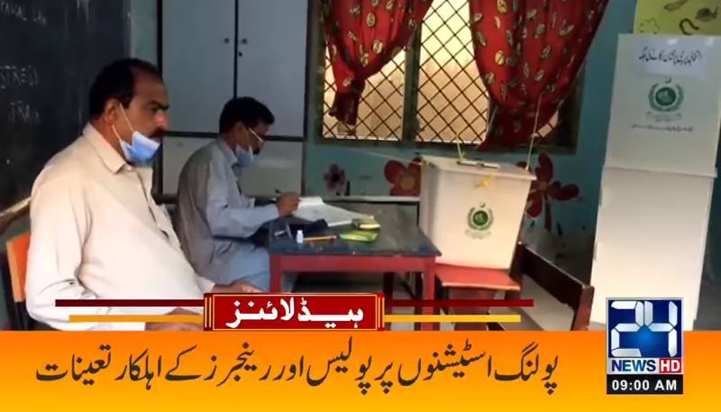 Polling underway for three by-elections in Sindh, Balochistan