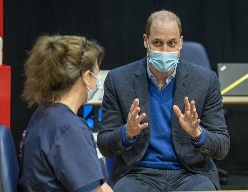 Prince William warns social media 'awash' with vaccine lies