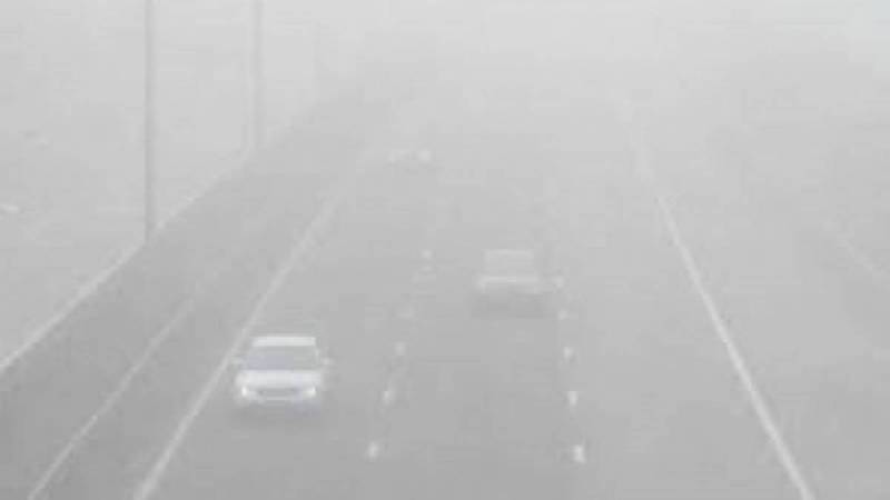 Accidents increased on motorway by smoke of burning crop