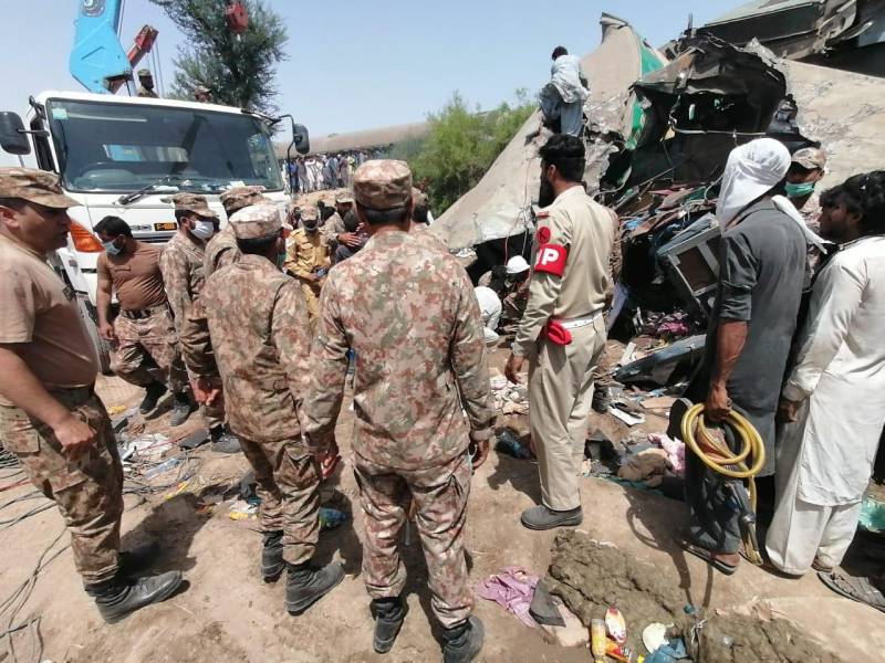 Army establishes relief camp at accident site