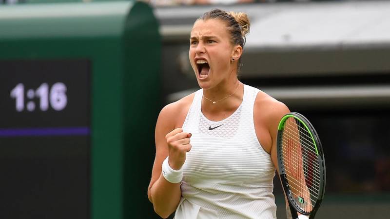 Second seed Sabalenka first winner at Wimbledon in two years