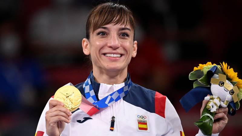 Spain's golden oldie Sanchez Jaime lands karate's historic first Olympic gold