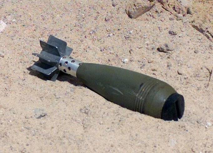 Indian mortar bomb found in Shakkargarh