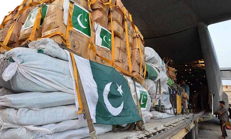 Pakistan sends relief supplies to Afghanistan