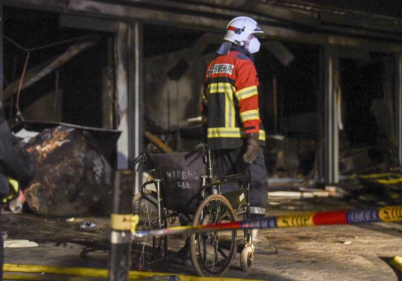 10 dead in fire at Covid hospital in Macedonia
