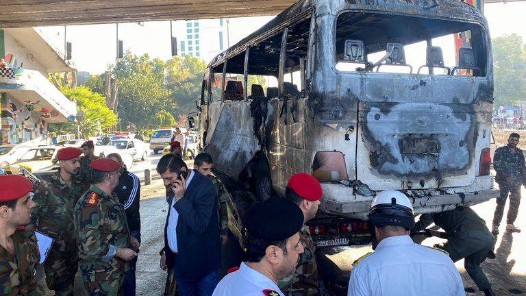 13 killed in Syria army bus bombing